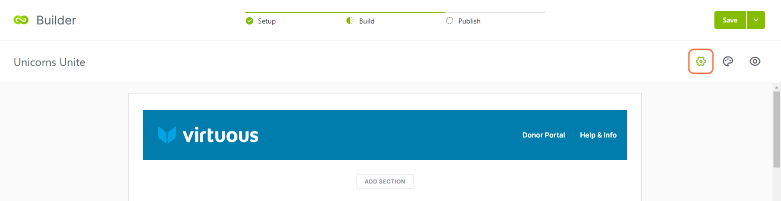 CSS and JavaScript in Pages – RaiseDonors by Virtuous